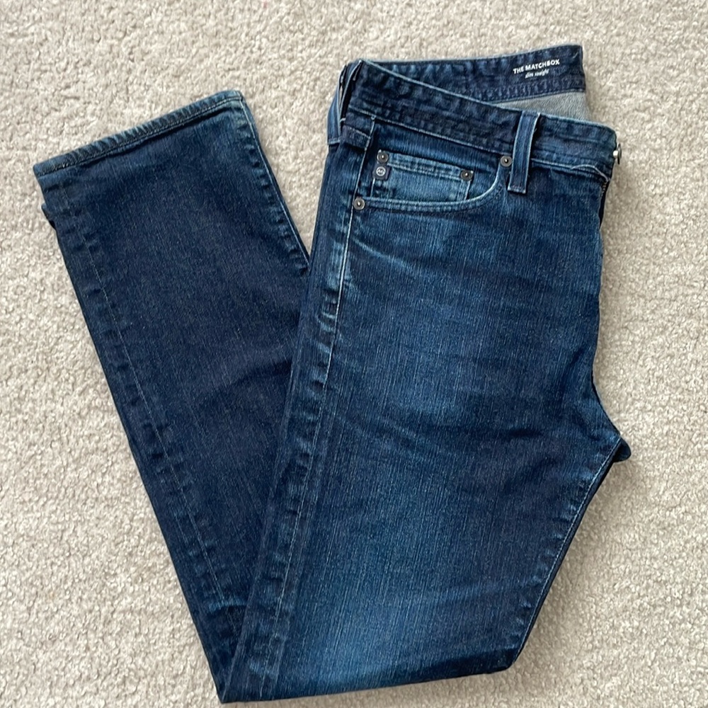 AG Matchbox Slim Straight Jeans 33W x 30L